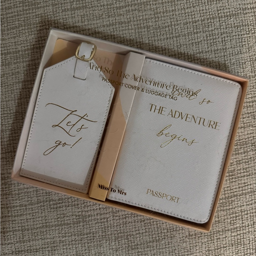 Passport holder and luggage tag